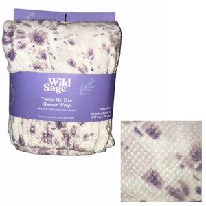 Wild Sage Tie-Dye Shower Beach Towel Wrap